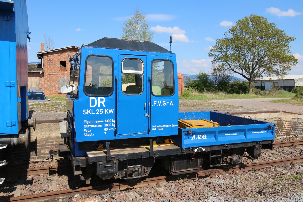 SKL der Deutschen Reichsbahn am 02.05.2015 in Egeln zum Bahnhofsfest ausgestellt 