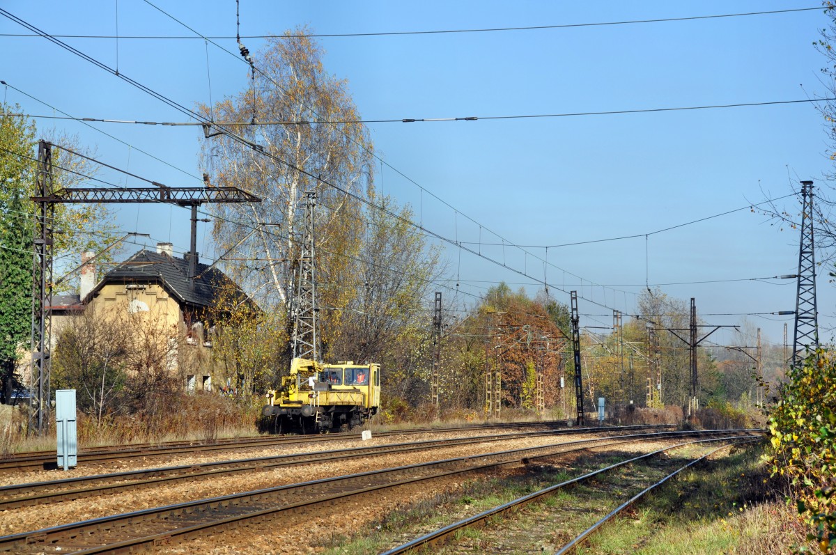  Skl  WM15 kurtz vor der Einfahrt in Katowice-Ligota (31.10.2013)