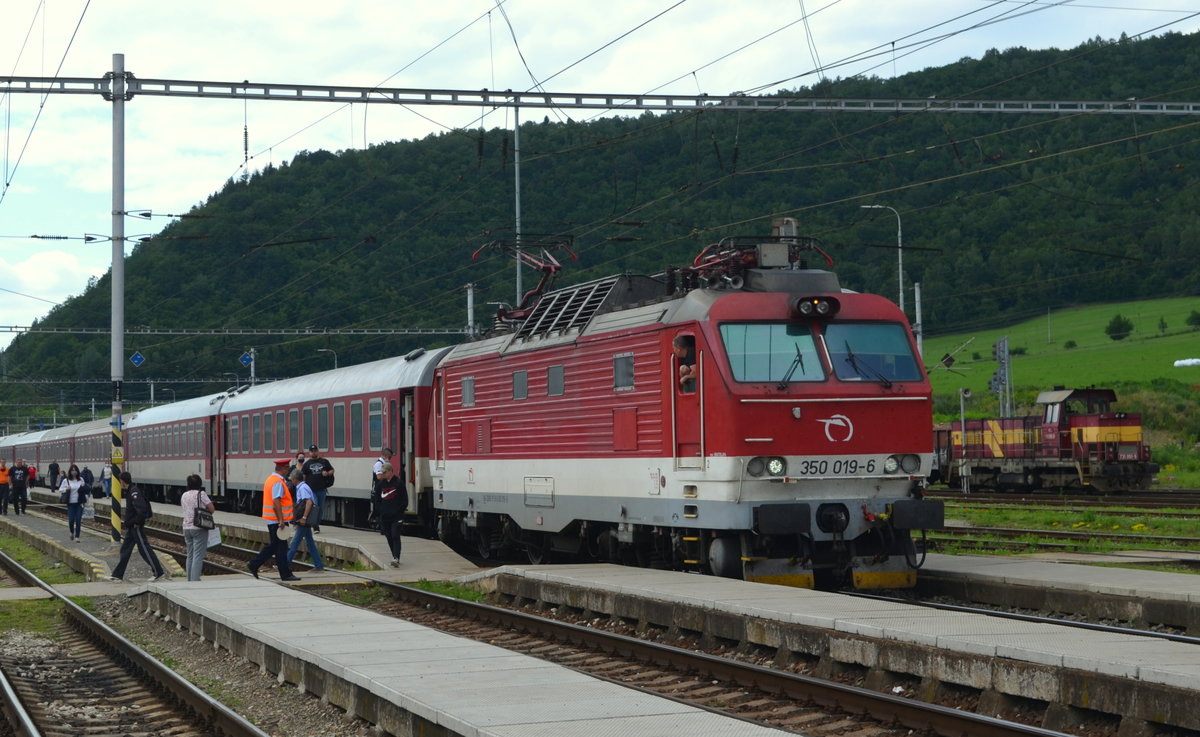 Slowakei: Zssk 350 019-6 in Margecany 23.06.2020