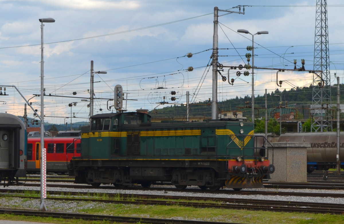 Slowenien: SŽ 643-031 der Slovenske Železnice in Ljubljana 23.05.2019