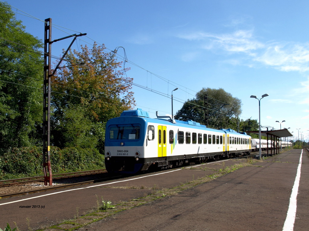 SN83-004 der Schlesische Bahnen in Bieruń Nowy am 18.09.2013.