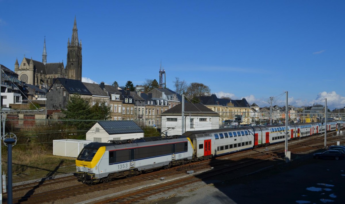 SNCB 1353 in Arlon/Belgien 23.03.2014