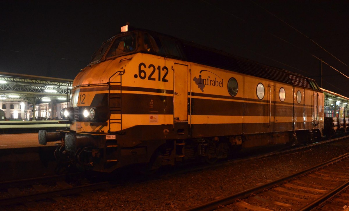 SNCB 6212 der INFRABEL in Aalst/Belgien 27.03.2014