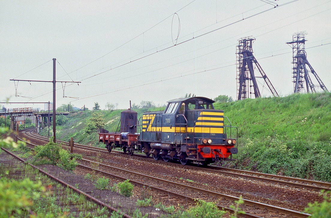 SNCB 7303, Charleroi, 30.05.1987.