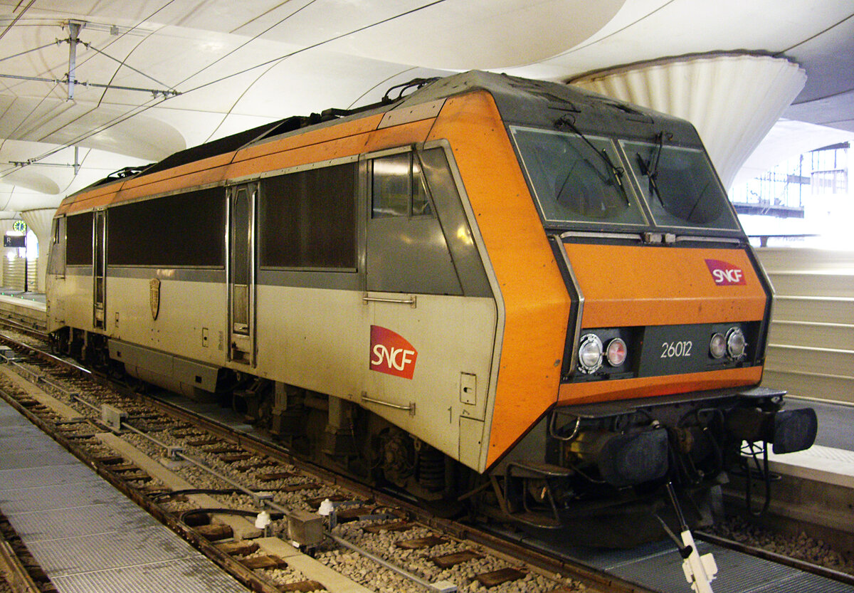 SNCF BB 26012, Paris Gare d'Austerlitz, 9.10.2012. 