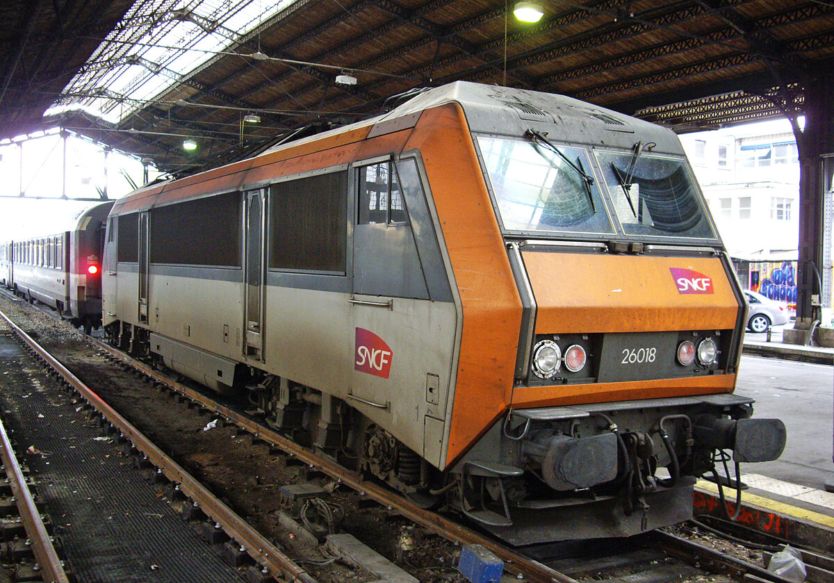 SNCF BB 26018, Paris Gare d'Austerlitz, 9.10.2012. 