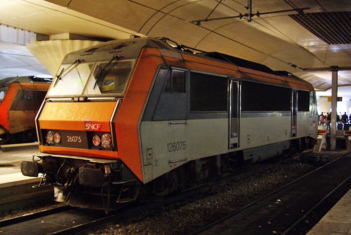 SNCF BB 26075, Paris Gare d'Austerlitz, 8.10.2012. 