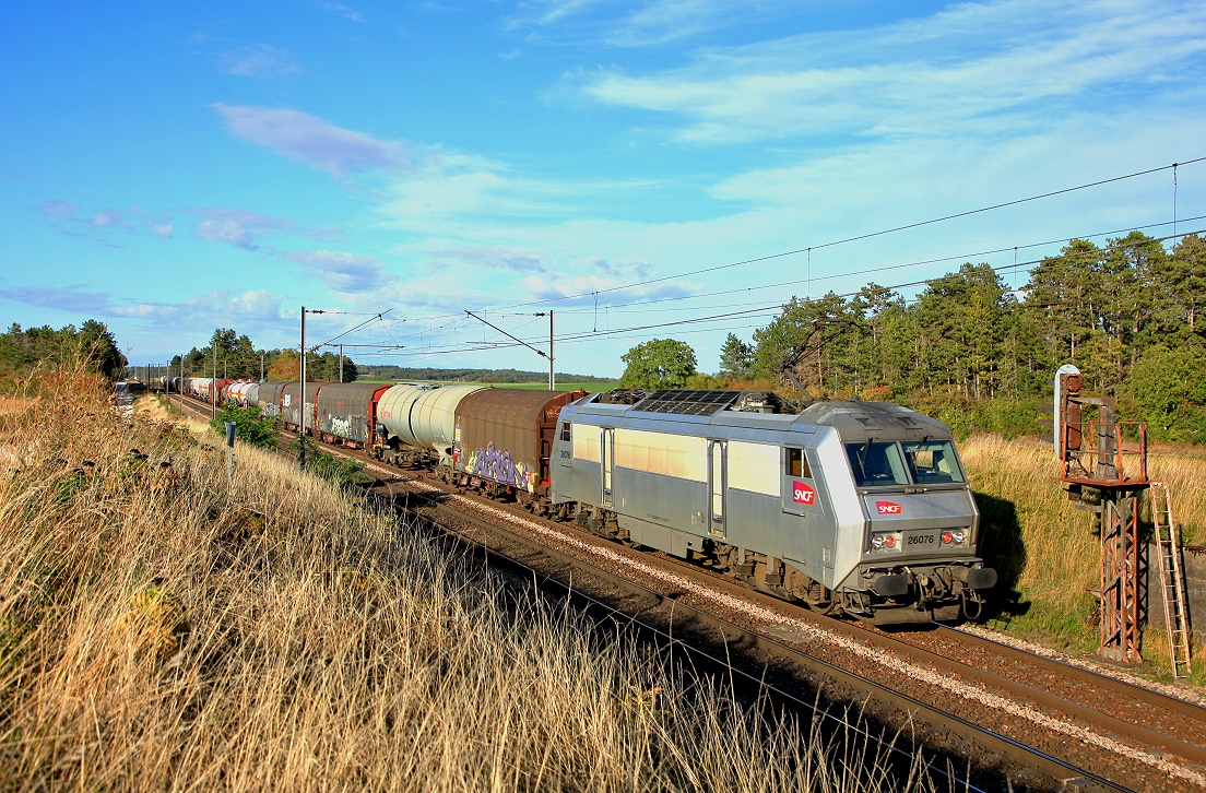 SNCF BB 26076, Échevannes, 05.09.2020.