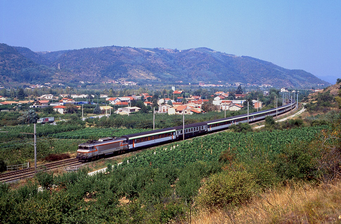 SNCF BB 7242, Serves-sur-Rhône, R6130, 30.08.1991.