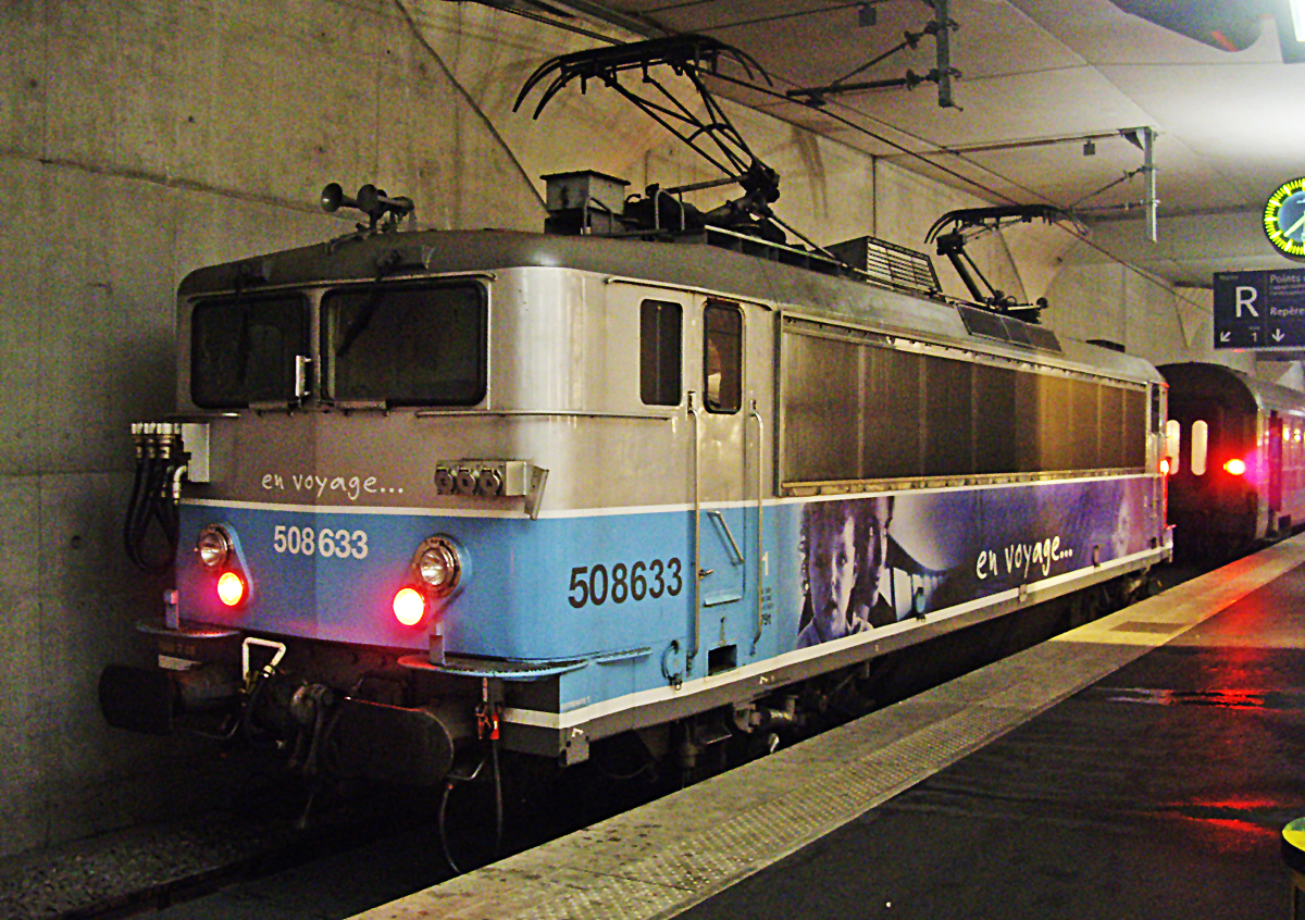 SNCF BB 8633, Paris Gare d'Austerlitz, 6.10.2012.