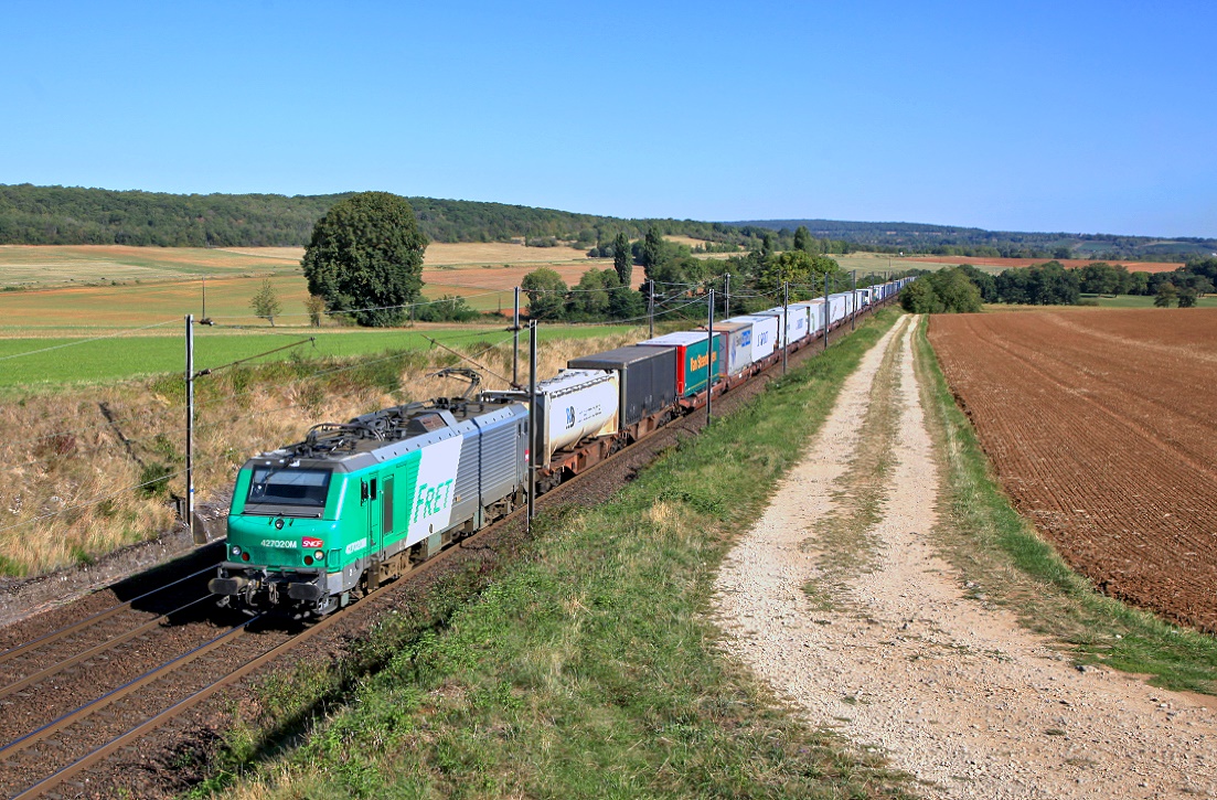 SNCF BB27020, Occey, 09.09.2020.
Ligne Toul - Dijon.