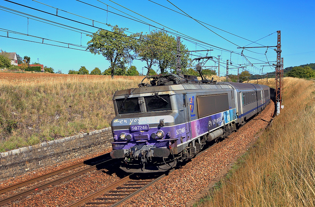 SNCF BB7246, Ancey, 17762, 08.09.2020.
