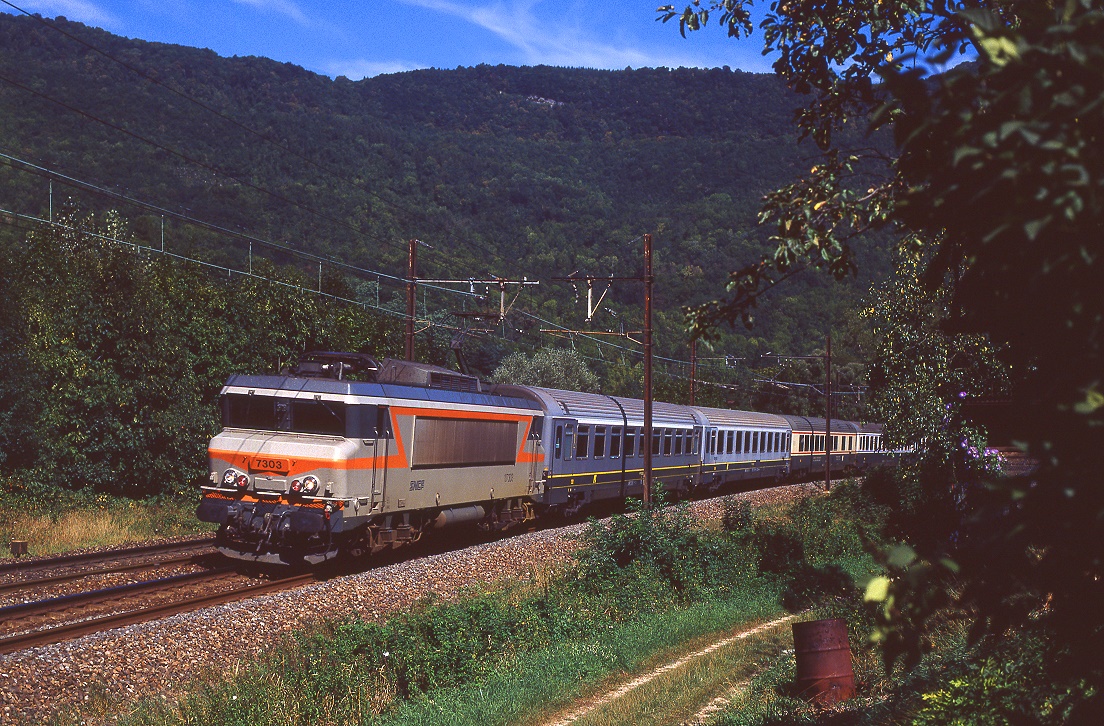 SNCF BB7303, Montferrand, 04.09.1999.