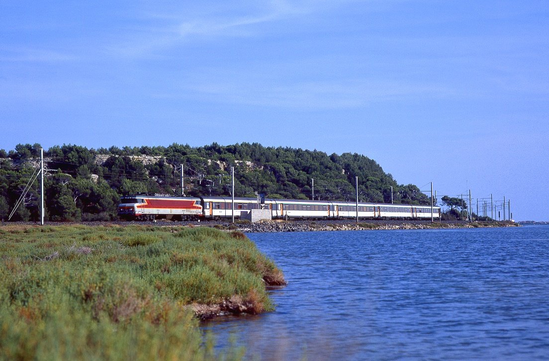 SNCF CC6529, Île Sainte-Lucie, Etang de Berre, Port la Nouvelle, 03.09.1998.