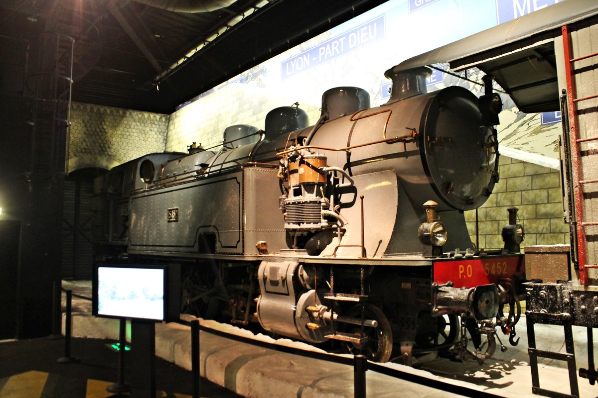 SNCF P.O 5452 (141 TA 452) (Baujahr 1923) am 07.10.2018 im Eisenbahnmuseum Cite du Train (Mulhouse).