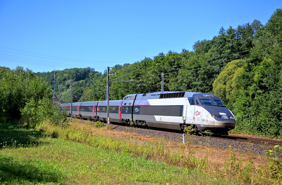 SNCF TGV 545, Arzviller, Inoui 5482, 20.08.2020.