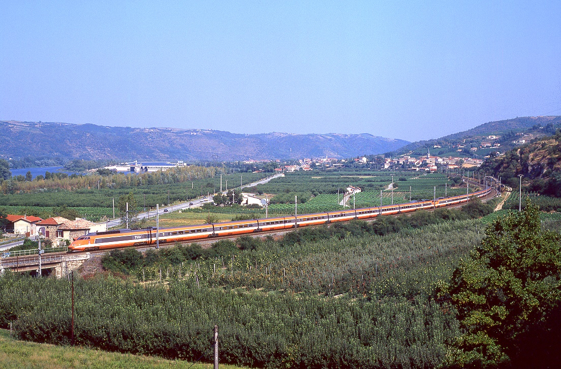 SNCF TGV …, Gervans, R812, 31.08.1991.