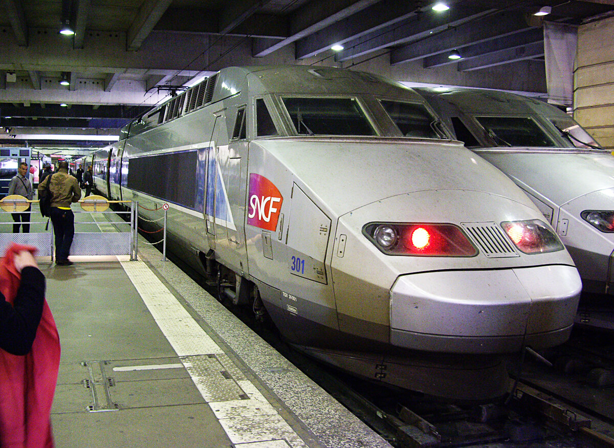 SNCF TGV Atlantique, No. 301, Paris Gare Montparnasse, 23.10.2012.