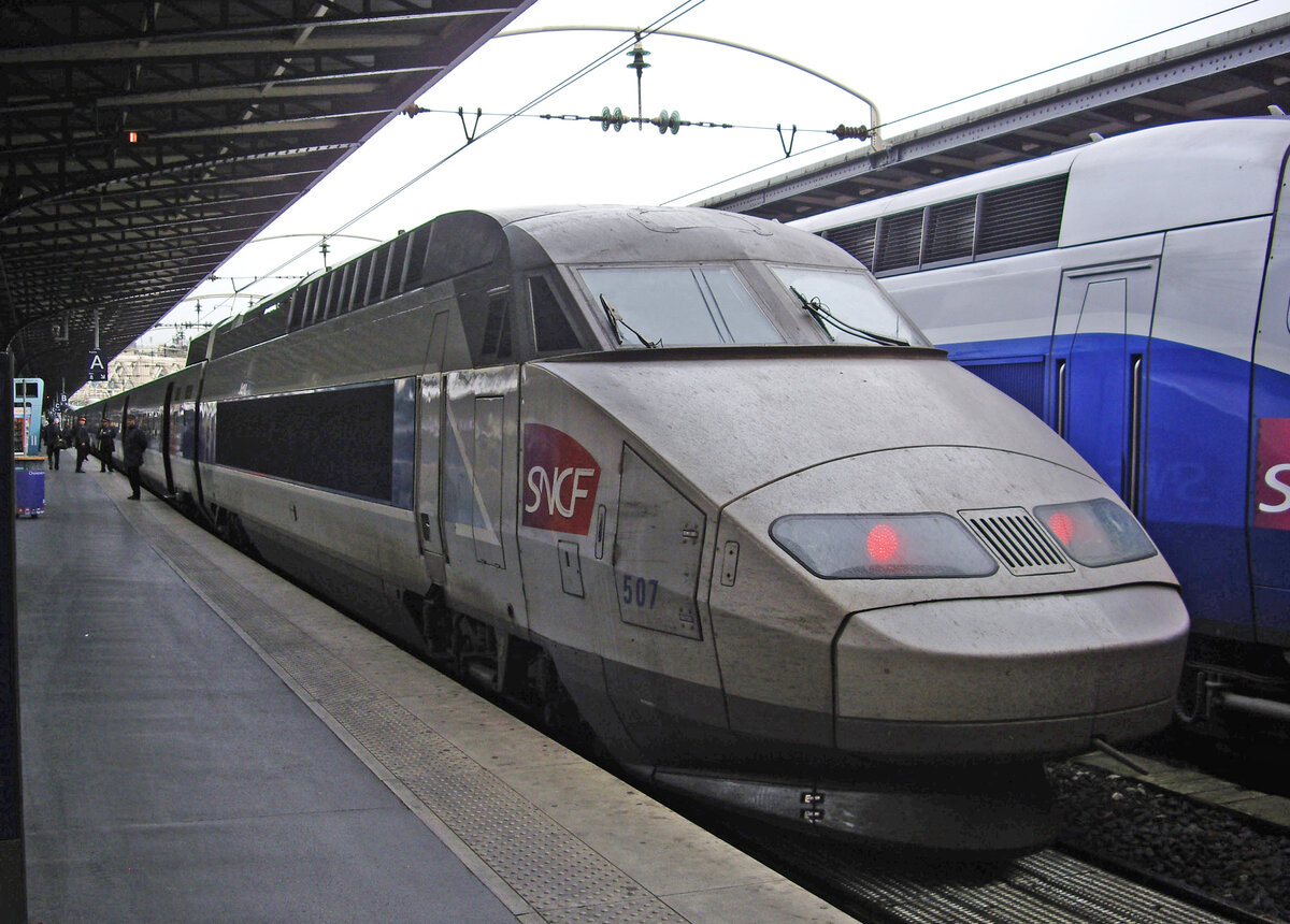 SNCF TGV Réseau, No. 507, Paris Gare de l'Est, 29.10.2012.