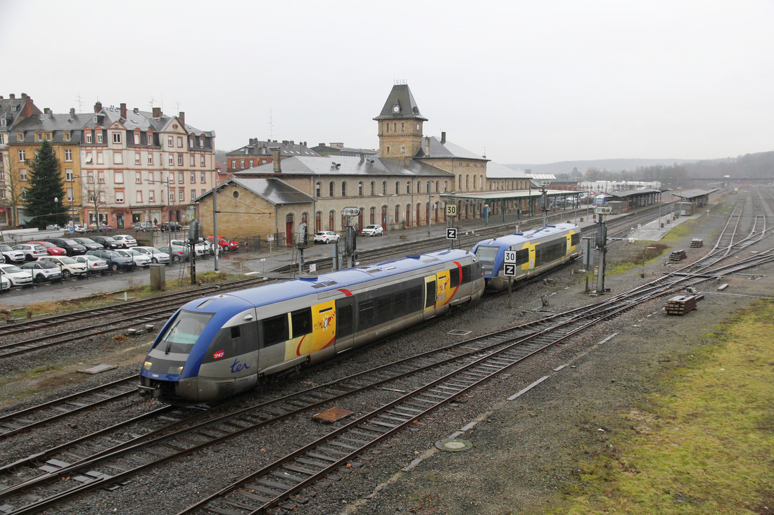 SNCF X 73815 + X 73658 // Sarreguemines // 22. Januar 2018
