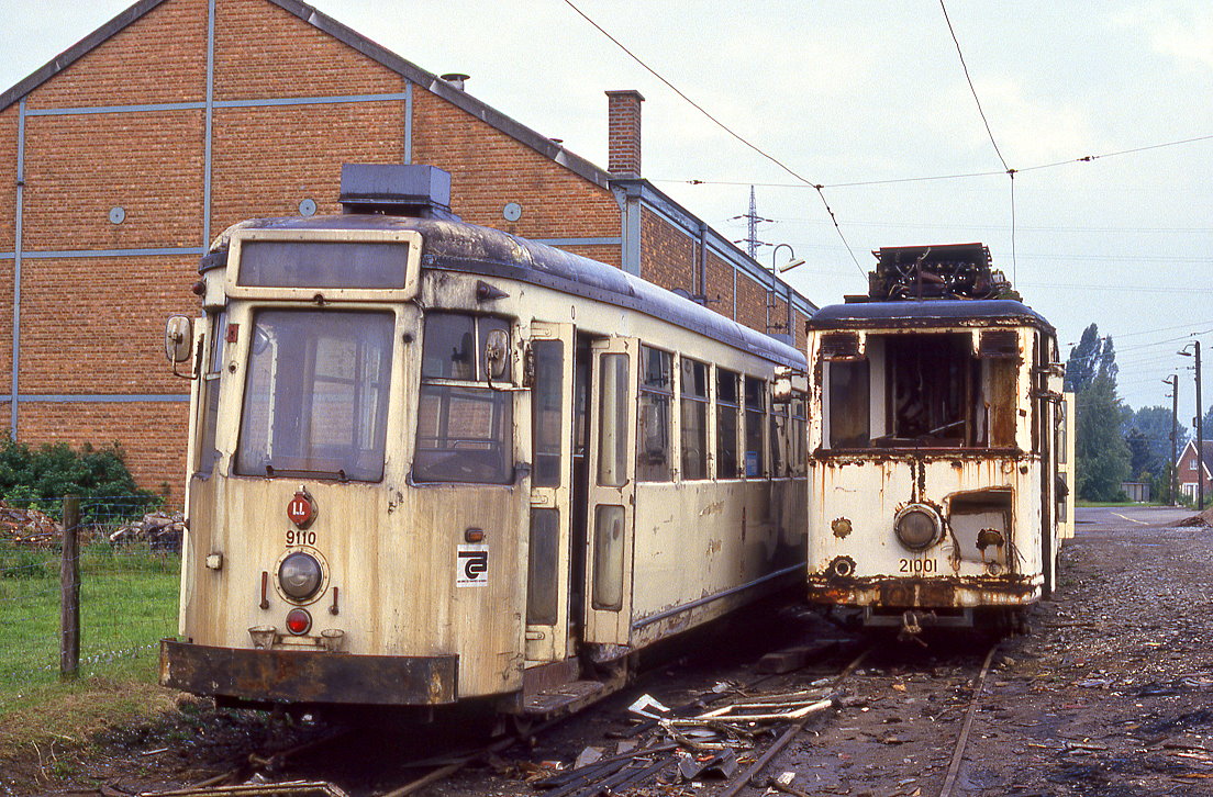 SNCV 9110, Trazegnies, 17.06.1987.
