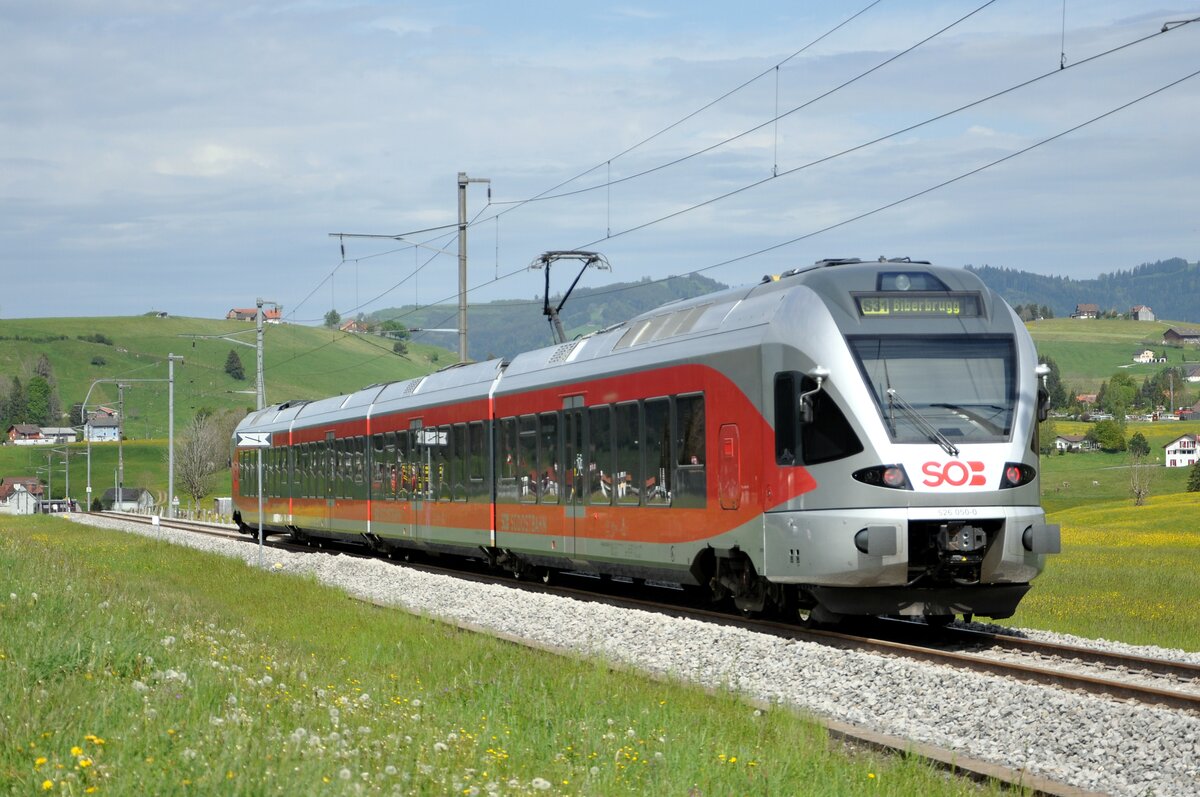 SOB 526 050  bei Schwyzerbrugg  18.05.12