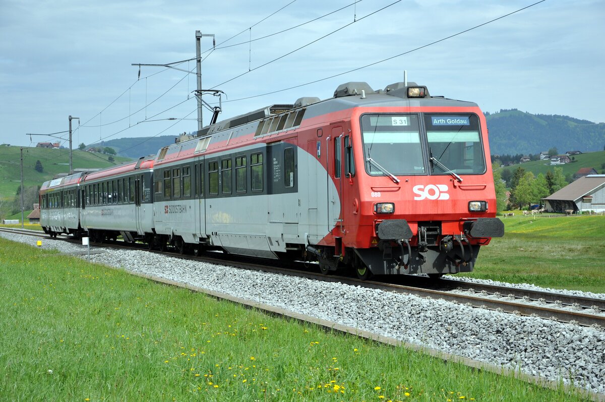 SOB 566 080  bei Schwyzerbrugg  18.05.12