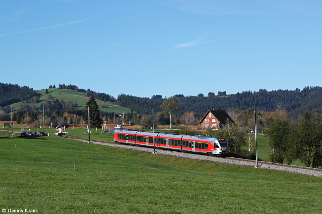 SOB Flirt am 18.10.2014 bei Biberbrugg.