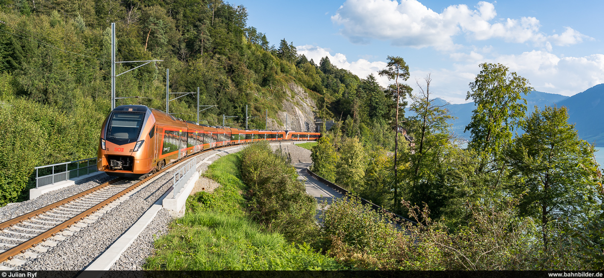 SOB RABe 526 116 / Treno Gottardo Locarno - Zürich HB / Zug, 4. September 2021