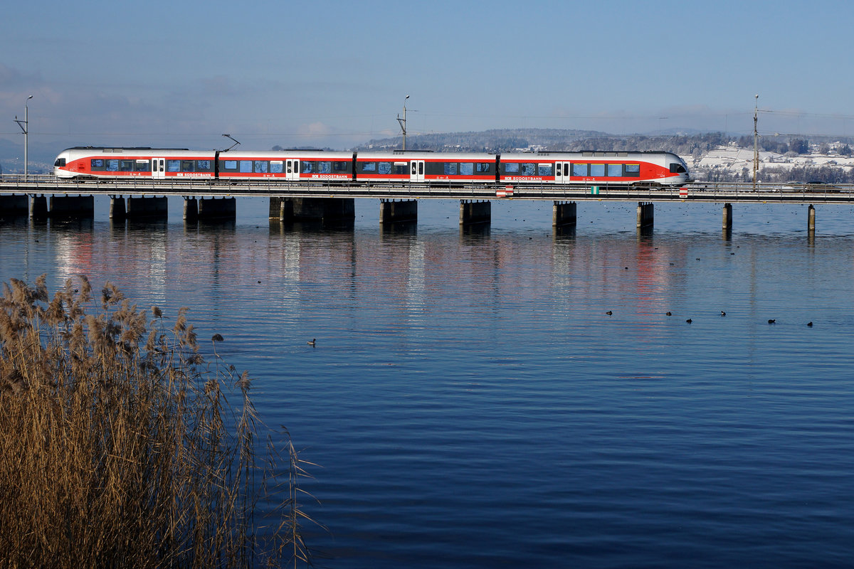 SOB: Sedamm von Rapperswil mit der S40 (6.1.2017).
Foto: Walter Ruetsch