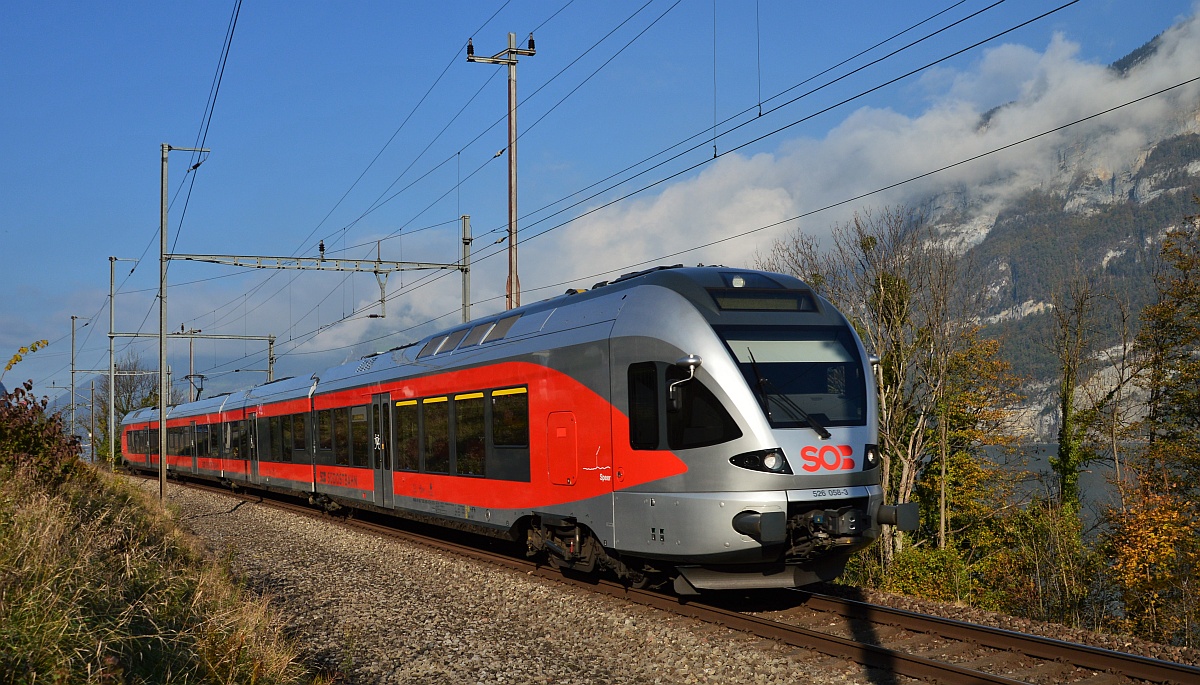 SOB Uznach-Sargans vor Murg.
28. Oktober 2014