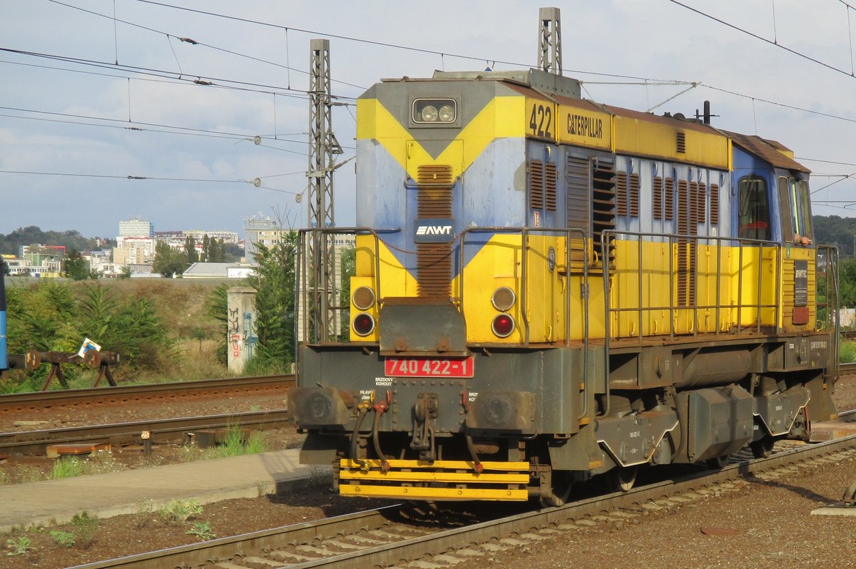 Solofahrt für AWT/OKD 740 422 durch Praha Liben am 17 September 2017.