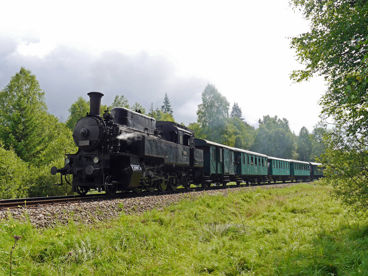 Sommerdampf im Böhmerwald, 24.07.2016
Von Nova Pec nach Czerny Kriz