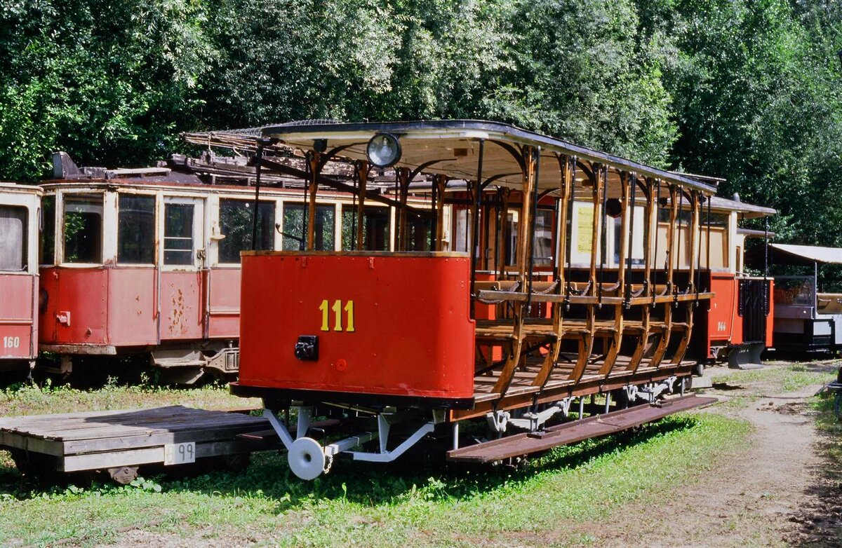 Sommerwagen der Lendcanaltramway Klagenfurt. 
Datum: 25.08.1986
 
