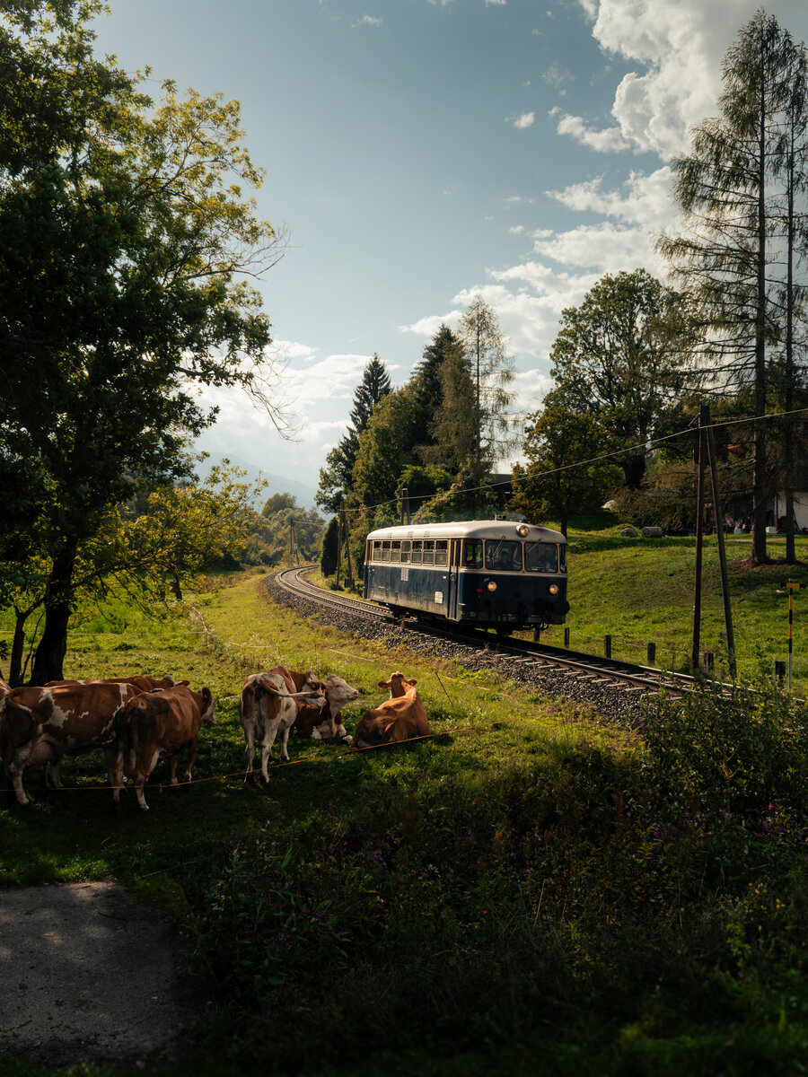 Sonderfahrt anl�sslich des 111 j�hrigen Jubil�ums der Gailtalbahn:
EBBEV 5081 055 am 05.09.2026 bei Podlanig, nahe Hermagor.
 
——————
 
Zug: SEZ 17198
Laufweg: K�tschach-Mauthen ➤ Hermagor ➤ Arnoldstein ➤ Villach Hbf