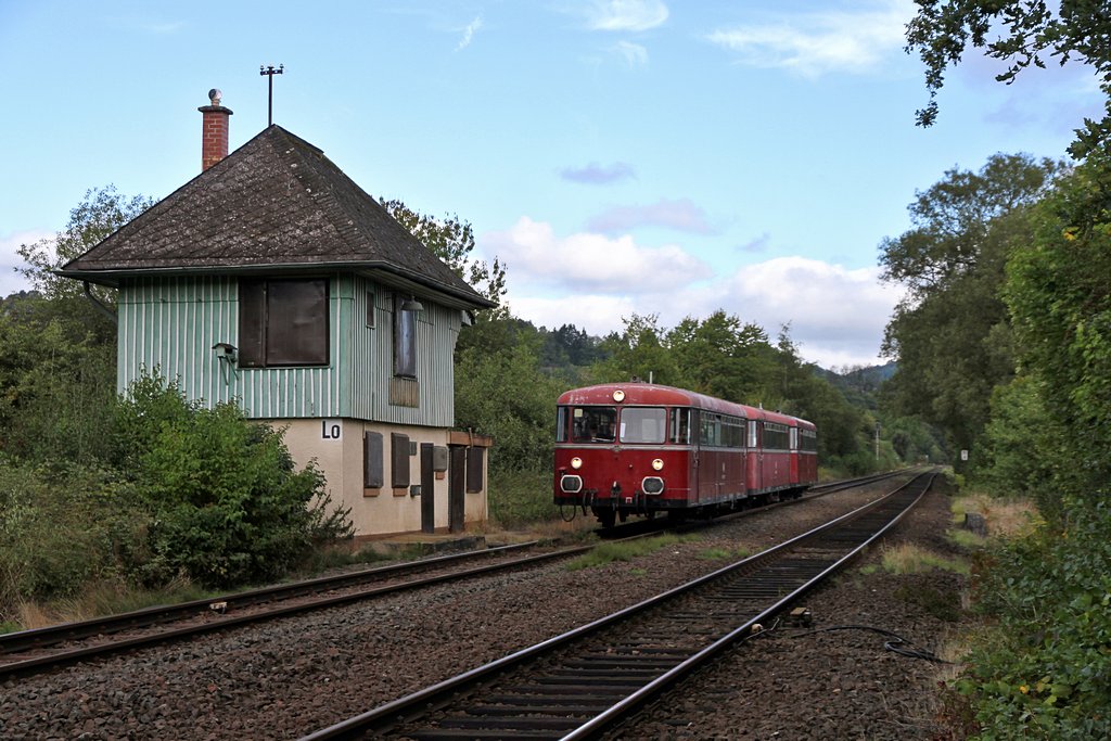 Sonderfahrt des OEF-Schienenbusses zum Hopfenpfl�ckerfest nach Hachenburg am 15.09.2013 in L�hnberg  --  Weitere Fotos siehe auch auf http://www.Schmalspuralbum.de/ und http://www.FGF-Fotoalbum.de/