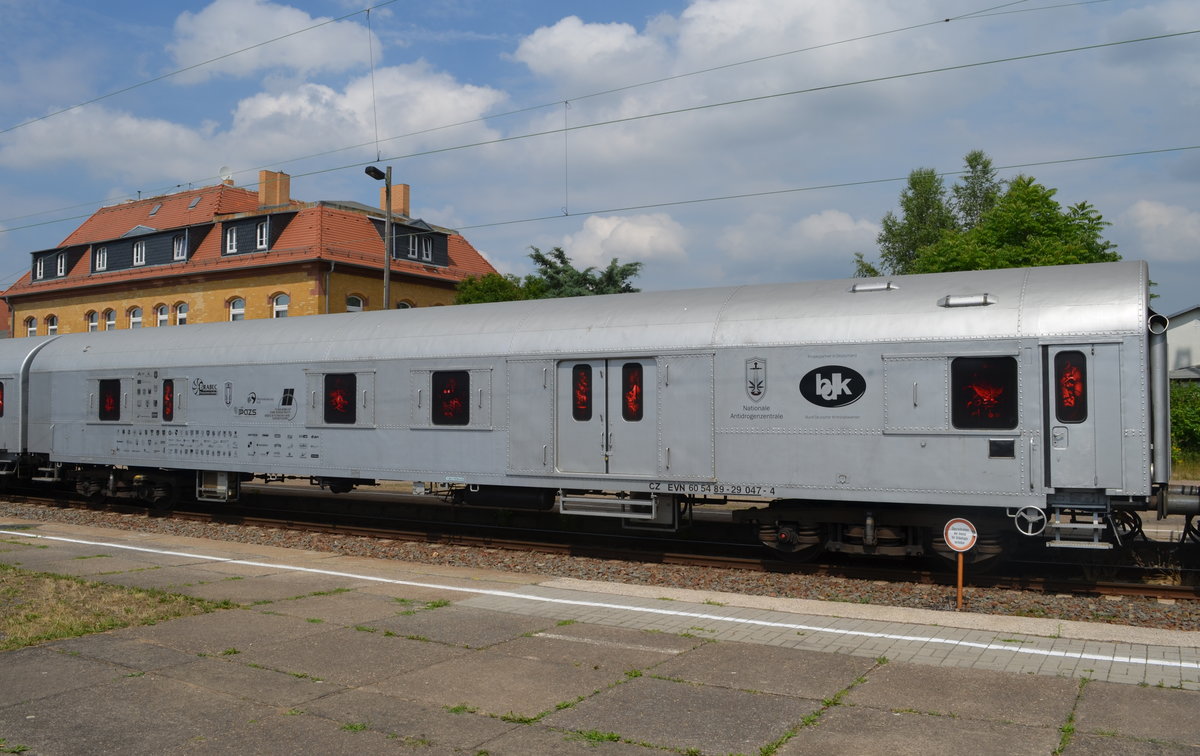  Special  Revolution Train Wagen CZ_EVN 60 54 89-29 047-2 in Borna bei Leipzig 17.06.2018