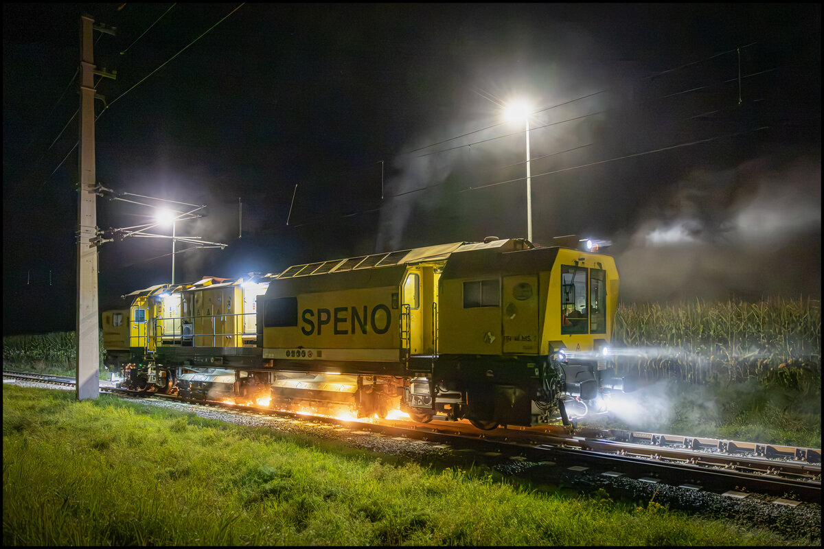 Speno RR16 MS-2  im Bahnhof St. Martin im Sulmtal Bergla a, 2. September 2026 