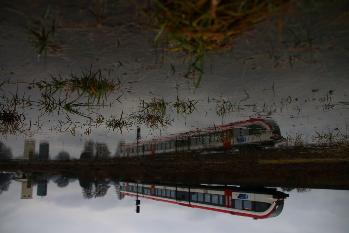 Spieglein Spieglein drunt im Gras des Wetter wor doch grod a Schas ,,.....
Groß Sankt Florian am gestrigen 18.02.2016