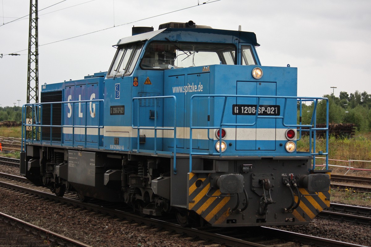 Spitzke G1206-SP-021 am 18.8.13 als Lz in Duisburg-Bissingheim.