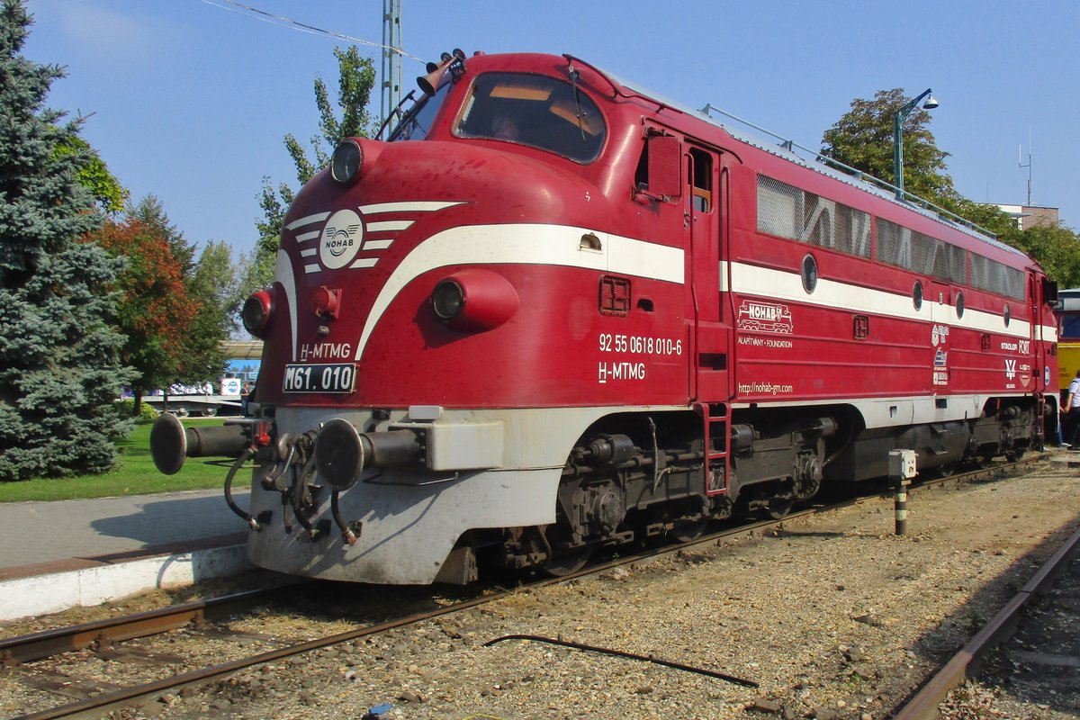 Sponsornohab M61-010 was gast in Budapest-Fusti am 8 September 2018.