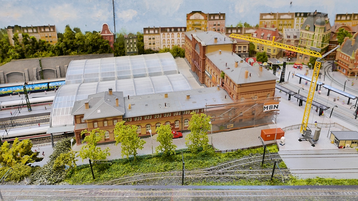 Spur-N-Anlage der Modellbahn-Arbeitsgemeinschaft Kaarst (MAK) auf der  Internationalen Modellbahn- und Modellbau-Ausstellung 2018  in Straelen, 10.6.2018