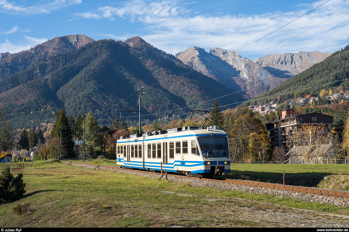 SSIF ABe 4/6 63 als Regio Domodossola - Re am 31. Oktober 2020 bei Prestinone.