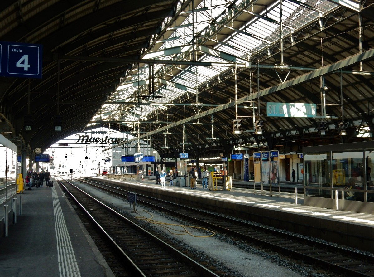 St. Gallen, Bahnhofshalle - 05.04.2015