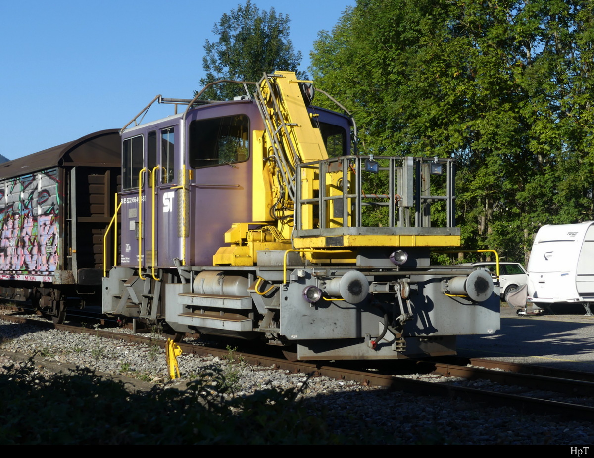 ST - Tm 2/2  9456 ( Ex SBB ) abgestellt bei der OeBB in Balsthal am 20.09.2022