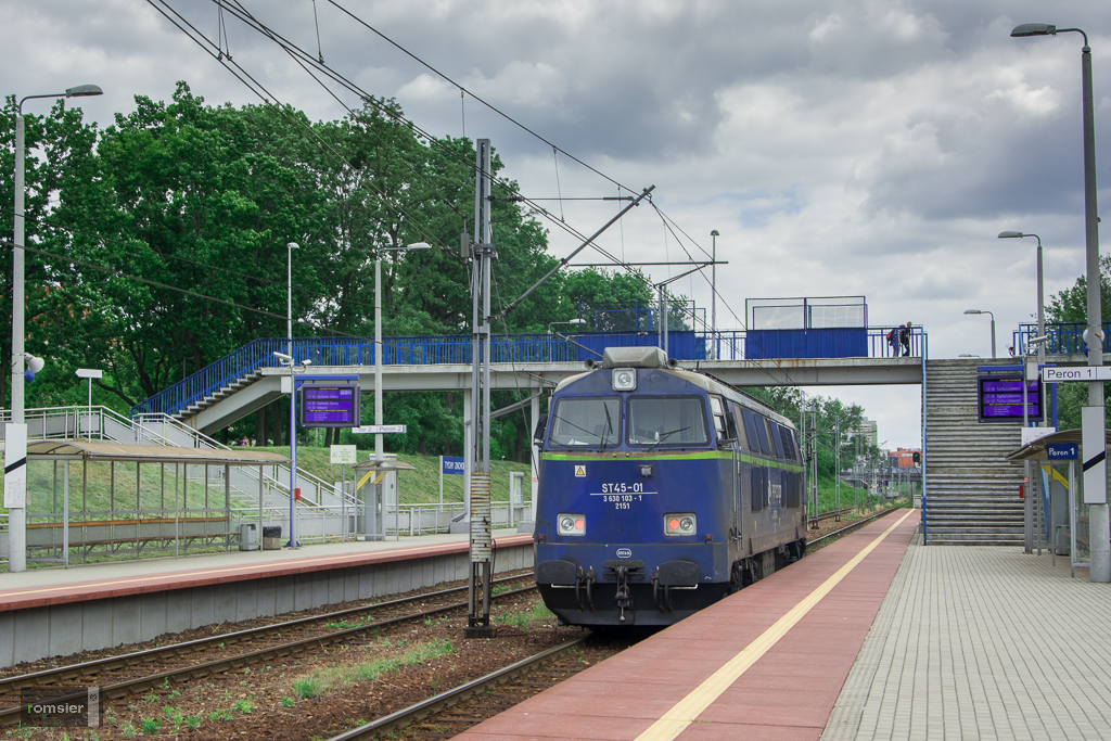ST45-01 der PKP Cargo am 14.06.2017 in Tychy(Tichau).