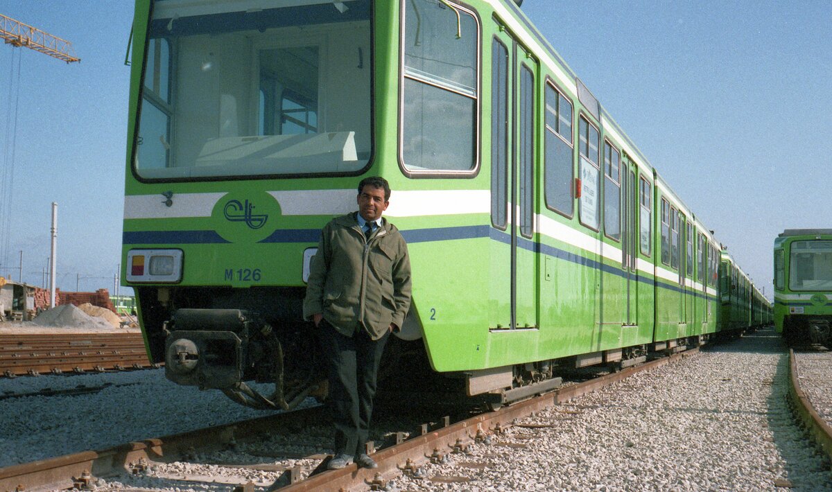 Stadtbahn Tunis__Die tunesischen Fahrlehrer wurden bei der ÜSTRA in Hannover ausgebildet.__11-1984
