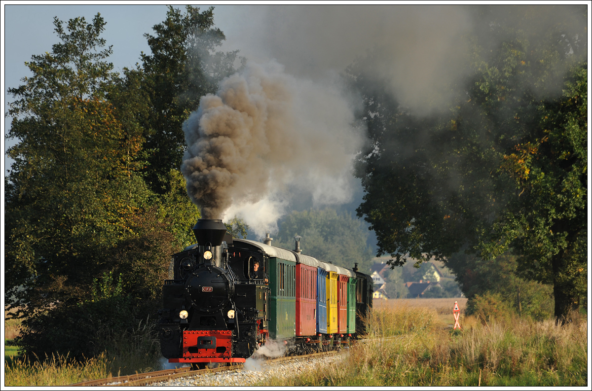 Stainzer Flascherlzug am 2.10.2015 kurz vor Neudorf Stainztal.