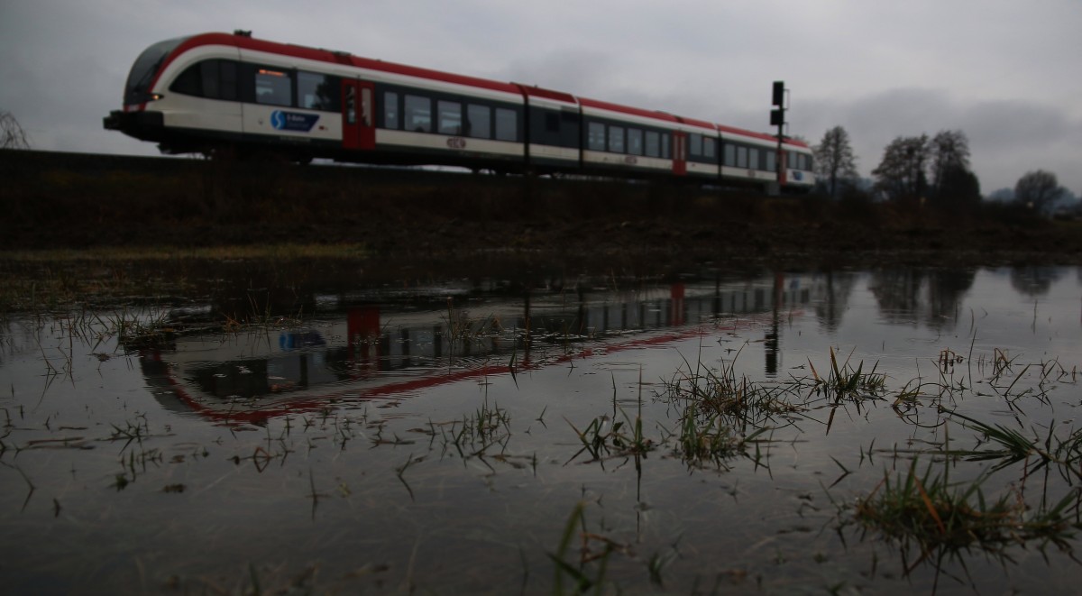 Statt Schnee gibt's Regen ,..... Nicht ganz so Winterlich zeigt sich das Wetter im Februar 2016 . 18.02 bei Groß Sankt Florian 
