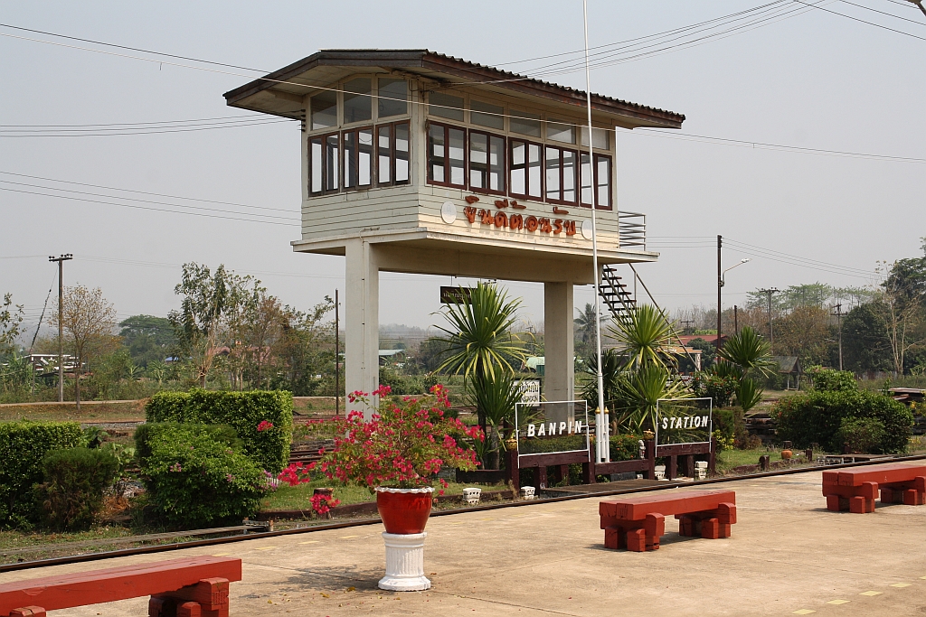 Stellwerk der Ban Pin Station am 25.März 2023.